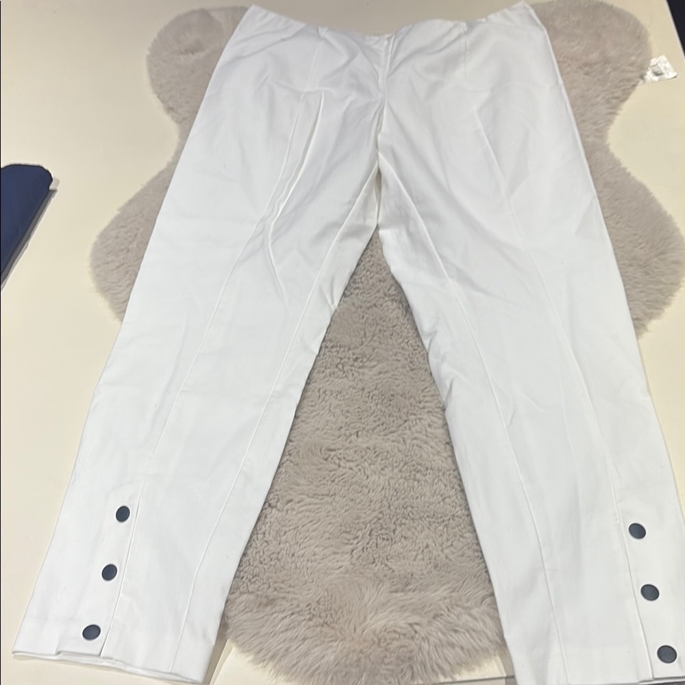 Rag & Bone White Trousers Lightweight Relaxed Fit